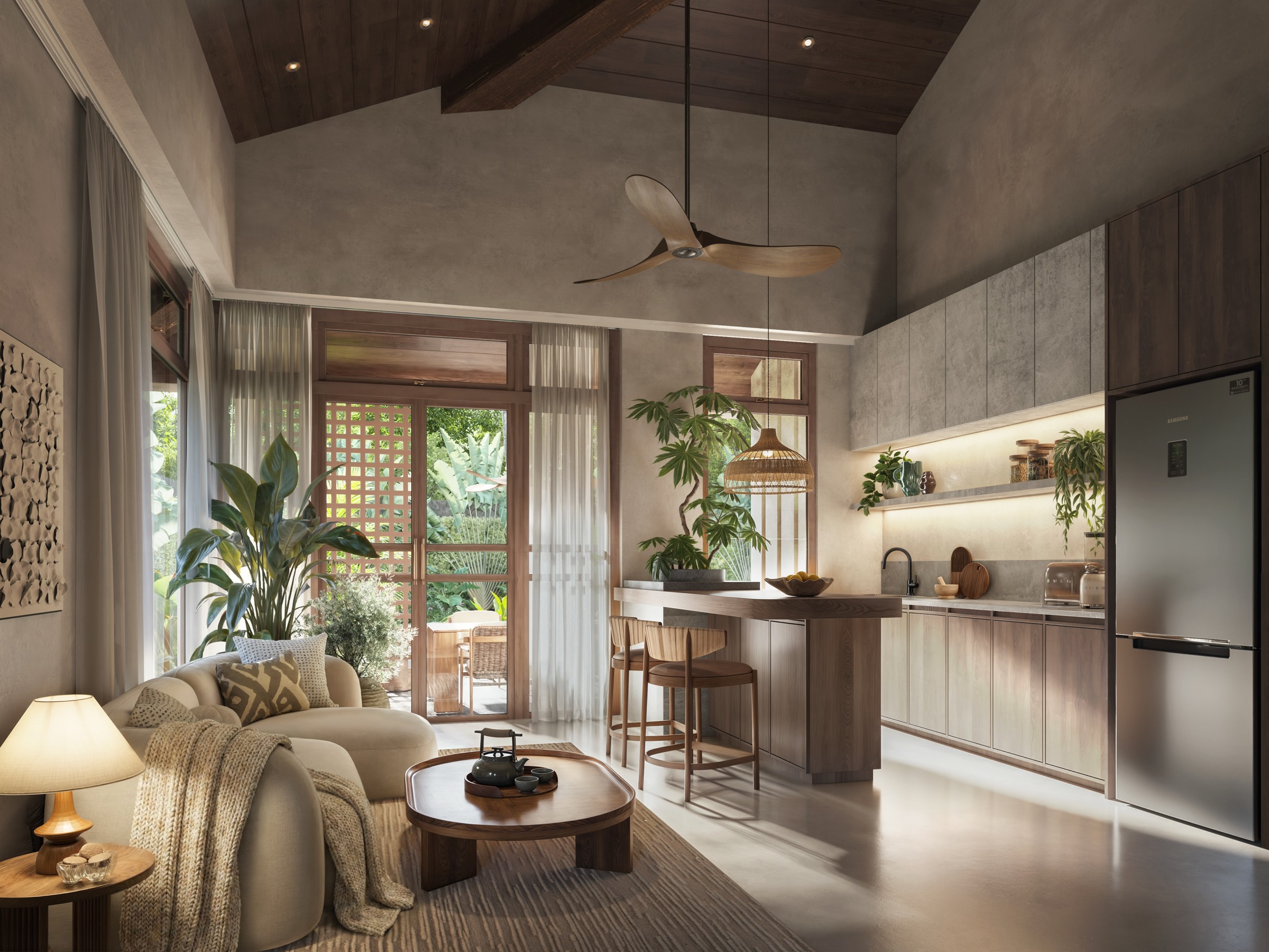 Interior — Guest Unit Living